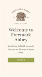 Mobile Screenshot of freemarkabbey.com