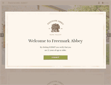 Tablet Screenshot of freemarkabbey.com